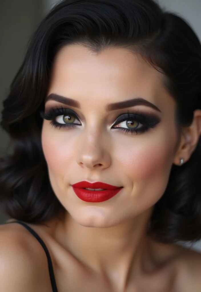 14 Smoky Eye Tutorials That Will Make You a Makeup Pro (Warning: #6 Is Stunning!) - 11. Vintage Hollywood Smoky Eye 1