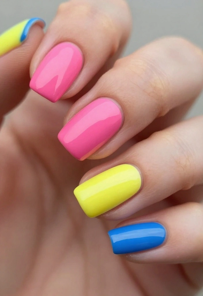 16 Trendy Nail Techniques for 2026 That Will Blow Your Mind! - 1. Color-Block Creations 1