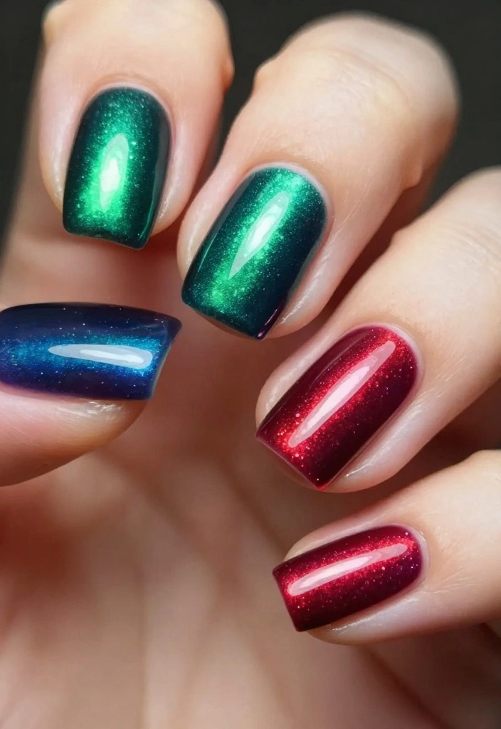 16 Trendy Nail Techniques for 2026 That Will Blow Your Mind! - 10. Jewel Tones 1
