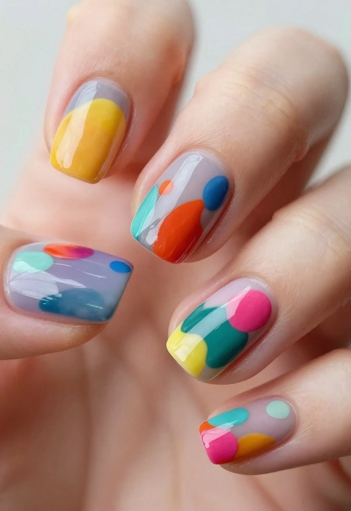 16 Trendy Nail Techniques for 2026 That Will Blow Your Mind! - 8. Abstract Art 1