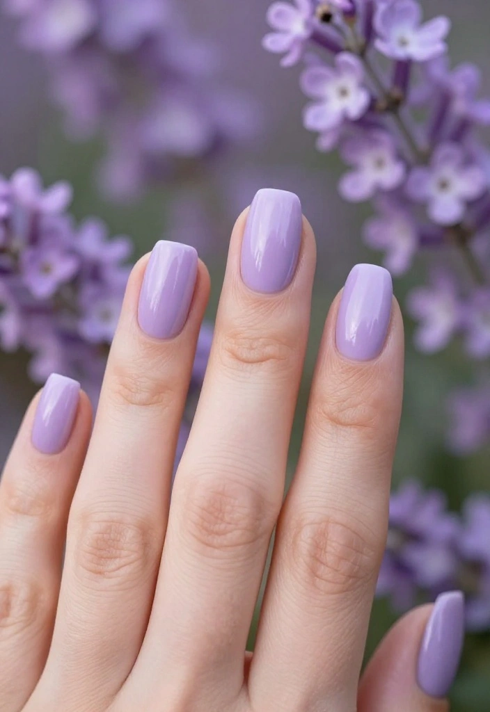 18 Spring Nail Colors You Need to Try (Lemon Yellow Will Steal the Show!) - 8. Lavender Love 1
