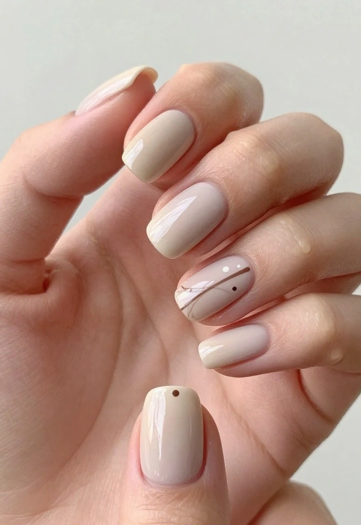 18 Trendy Nail Designs That Will Make Your Friends Jealous (Watch Out for #9!) - 6. Minimalistic Chic 1
