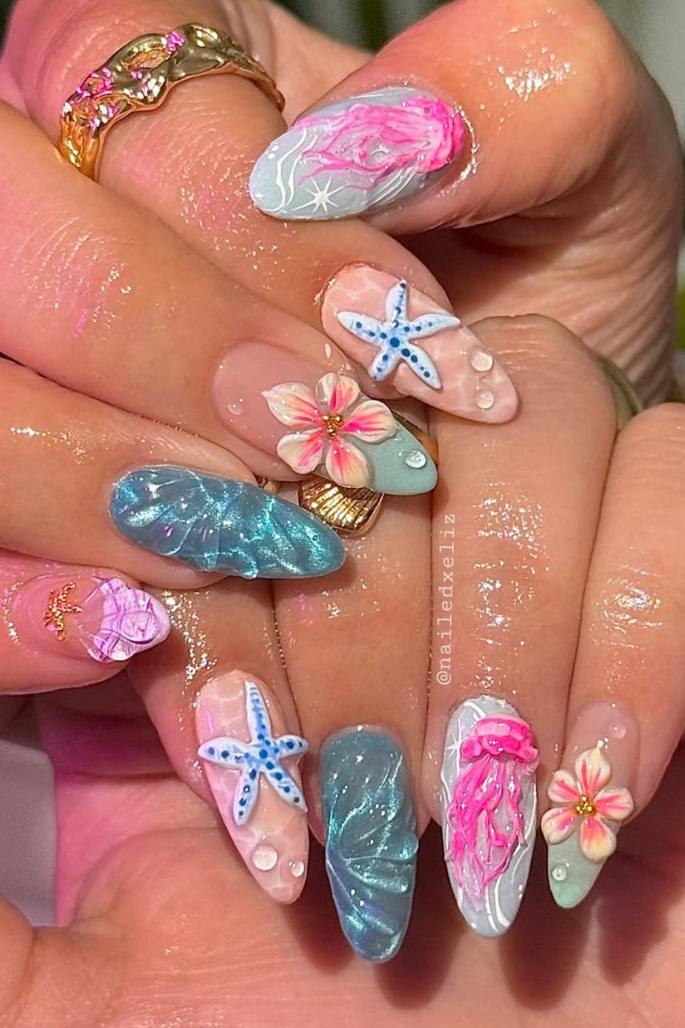 20 Stunning March Nails Ideas to Celebrate Spring (You Won't Believe #15!) - 12. Tropical Vibes 1