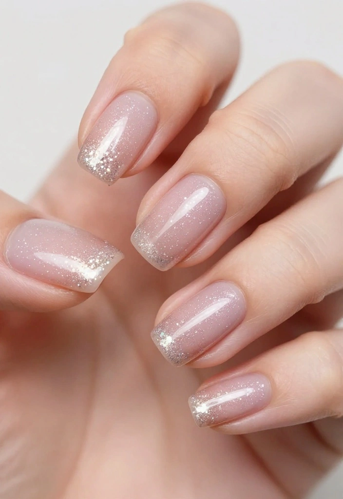 20 Stunning March Nails Ideas to Celebrate Spring (You Won't Believe #15!) - 5. Sparkly Glitter Tips 1