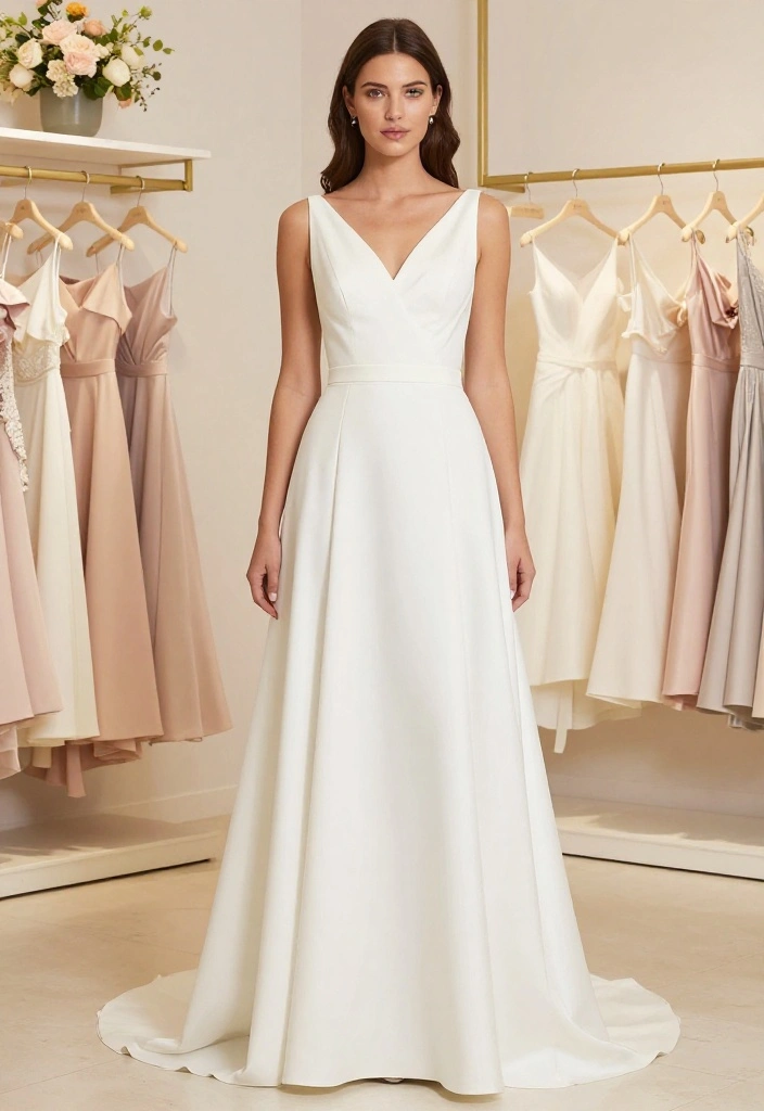 20 Trendy Bridal Dresses for 2026 That Every Fashion-Forward Bride Will Adore! (Wait Until You See #7!) - 16. High-Waisted Designs for a Flattering Fit 1