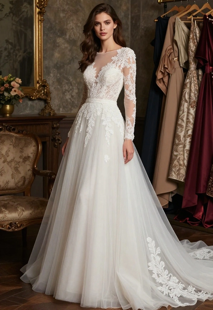 20 Trendy Bridal Dresses for 2026 That Every Fashion-Forward Bride Will Adore! (Wait Until You See #7!) - 6. Enhanced Fabric Choices: Textures That Wow 1