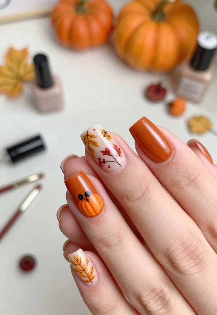 20 Trendy Nail Art Designs You Can DIY at Home (Wait Until You See #11!) - 16. Seasonal Designs 1