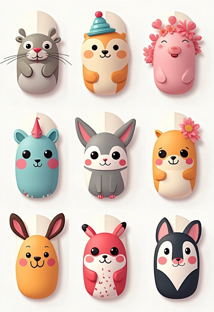 22 Stunning Nail Designs for 2026 That Will Leave You Speechless! - 13. Whimsical Wonders 1