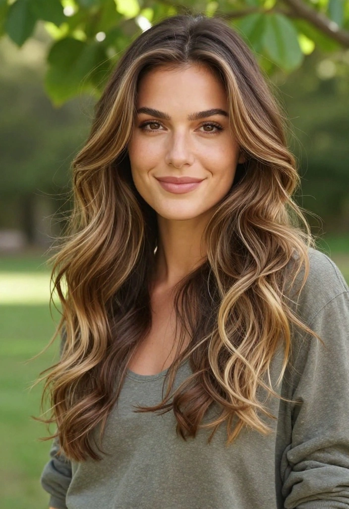 10 Stunning Caramel Highlights That Will Make You Rethink Your Hair Color! - 1. The Soft Balayage Blend 1