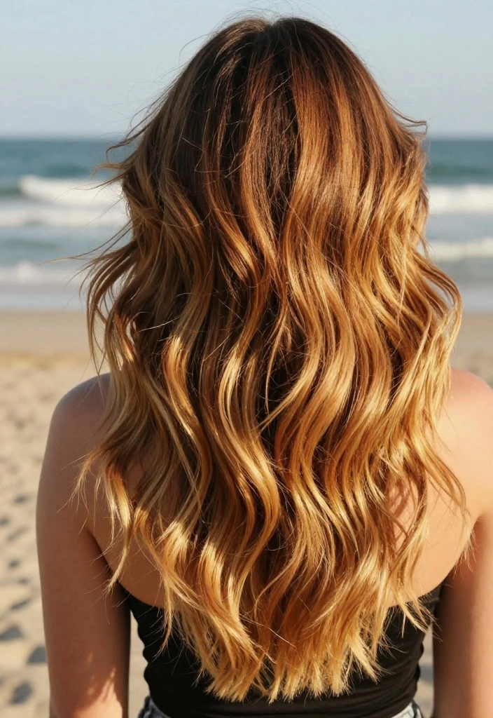10 Stunning Caramel Highlights That Will Make You Rethink Your Hair Color! - 2. Caramel Ombre for a Bold Statement 1