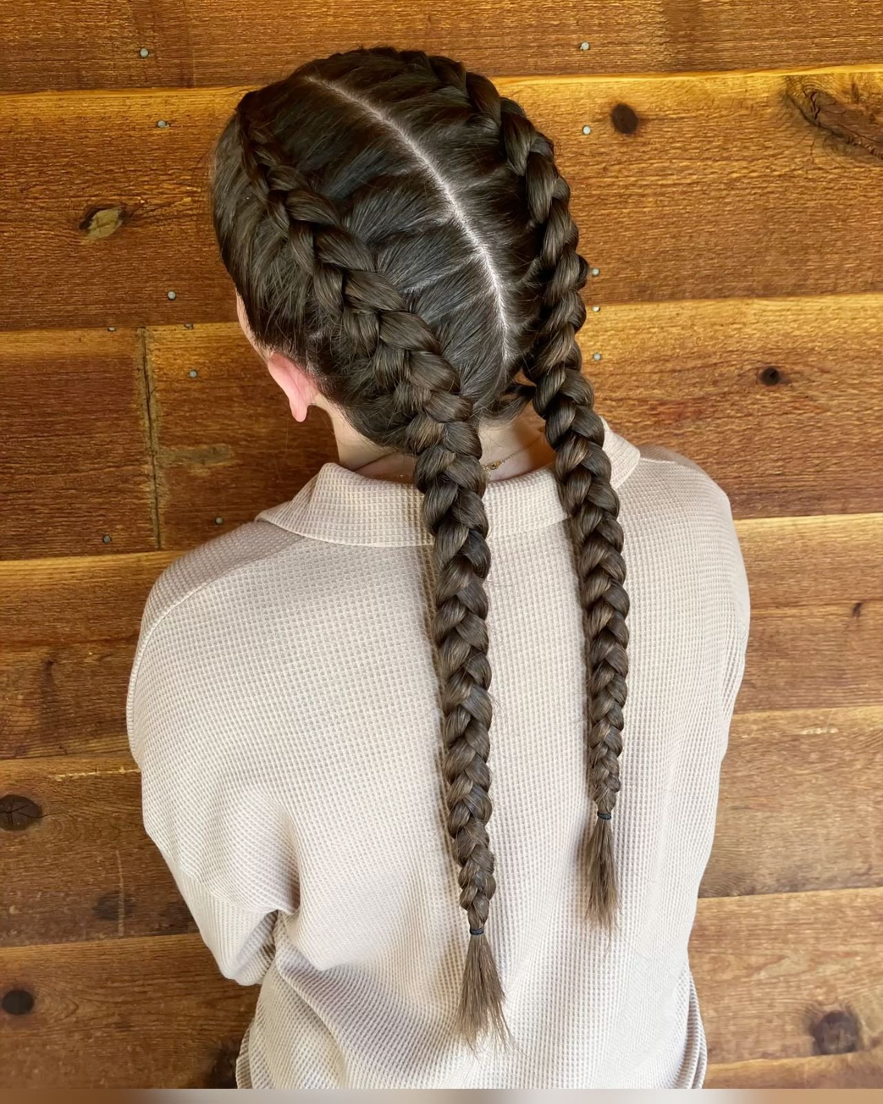 12 Cute Braided Hairstyles That'll Make You the Star of the Party (Watch Out for #9!) - 2. Double Dutch Braids 1