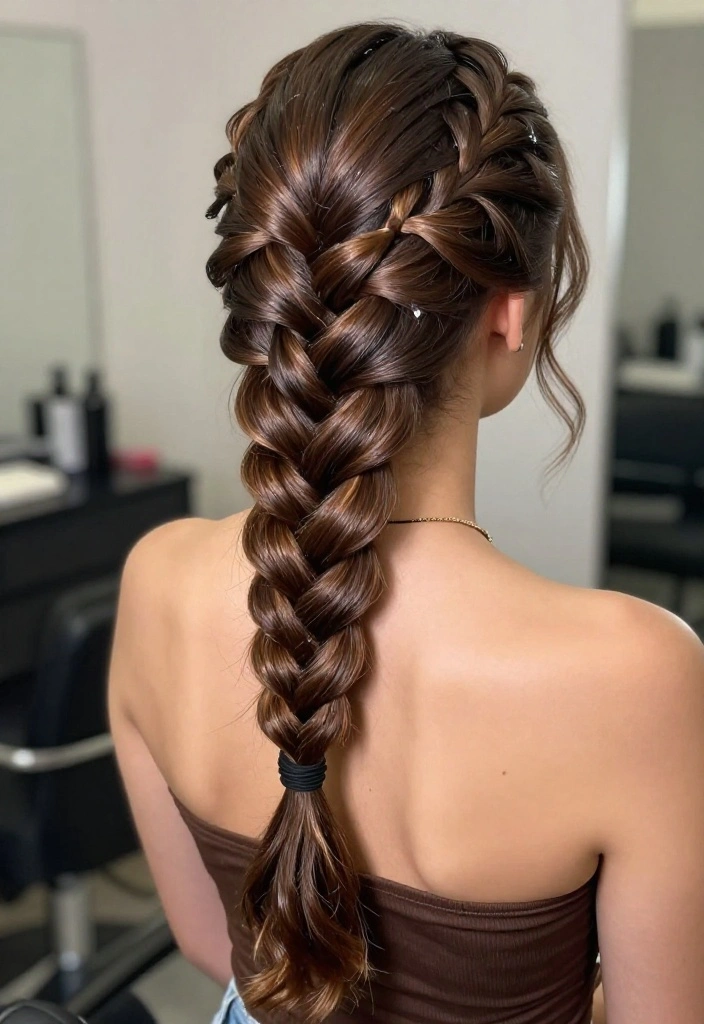 12 Cute Braided Hairstyles That'll Make You the Star of the Party (Watch Out for #9!) - 5. Rope Braid 1