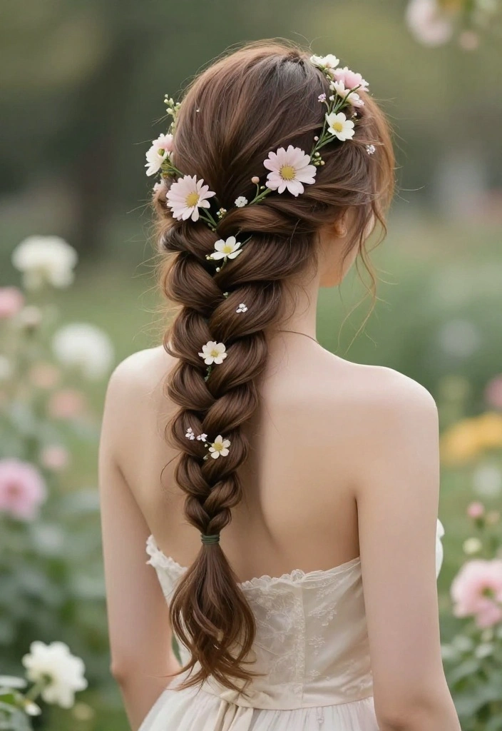 12 Cute Braided Hairstyles That'll Make You the Star of the Party (Watch Out for #9!) - 6. Waterfall Braid 1