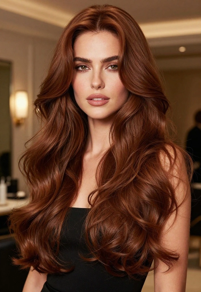 15 Celebrities Rocking Chestnut Cinnamon Hair in 2026 (Steal Their Style Now!) - 5. Sofia Vergara’s Luscious Layers 1
