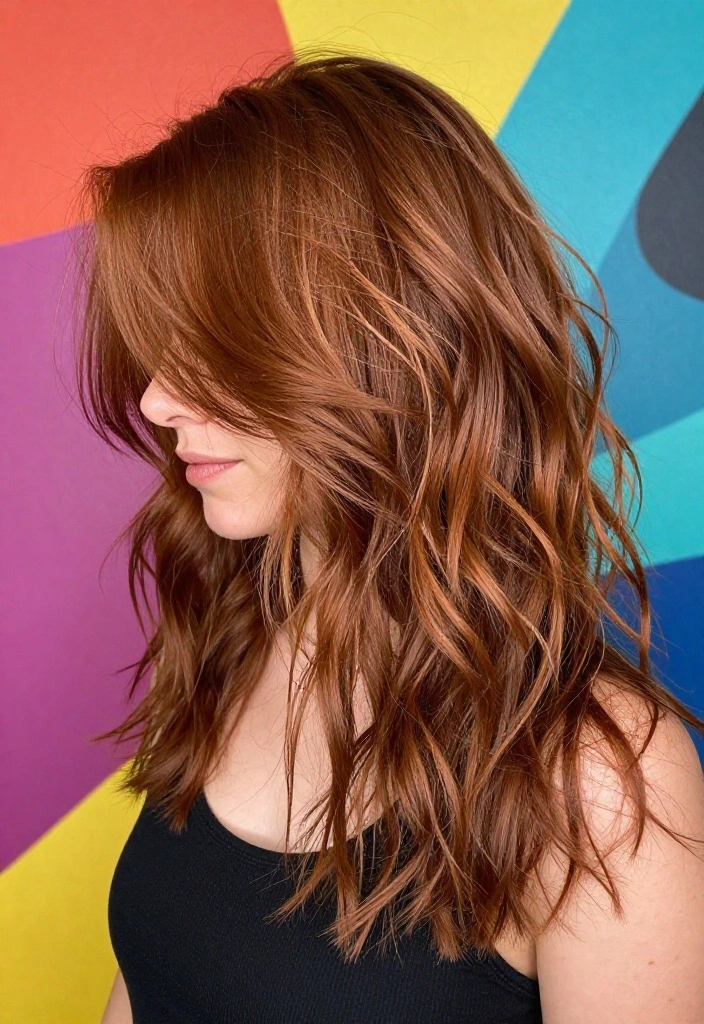 15 Celebrities Rocking Chestnut Cinnamon Hair in 2026 (Steal Their Style Now!) - 9. Miley Cyrus’s Bold Shag 1