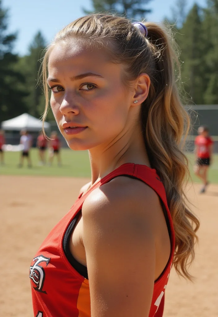 15 Easy Softball Hairstyles That Will Make You the Star of the Field! - 12. Sleek Side Part 1