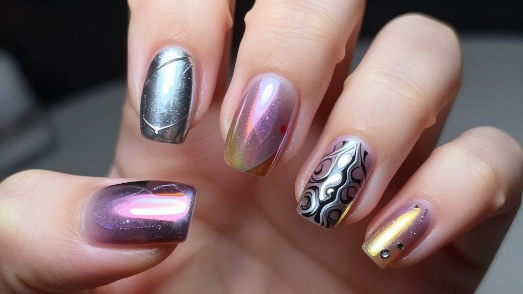 15 Futuristic Nail Designs with Chrome Finishes That Will Turn Heads!