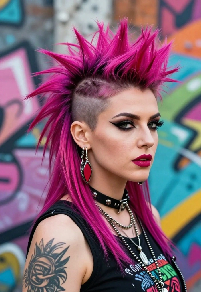 15 Stunning Bixie Haircuts That Will Make You Want to Book an Appointment Right Now! - 11. Punk Rock Bixie 1