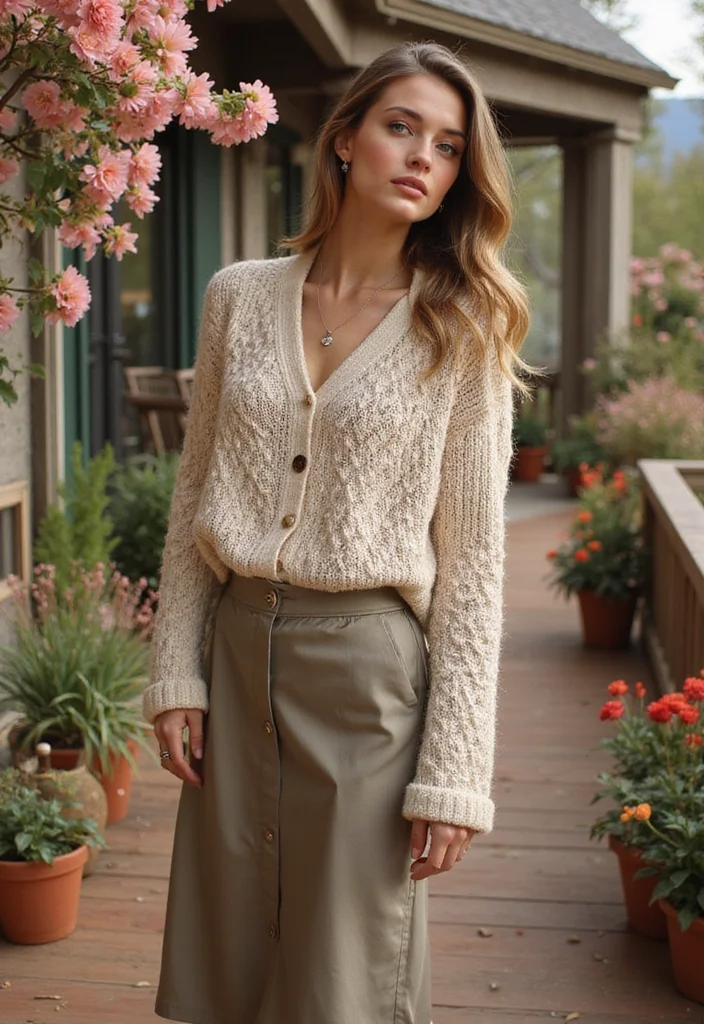 17 Spring Layering Outfits for 2026 (Master the Art of Layering!) - 13. The Textured Layering Look 1