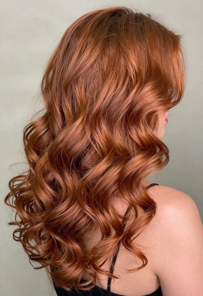 18 Soft Copper Hairstyles That Are Effortlessly Chic (You Won't Believe #4!) - 7. Romantic Loose Curls 1