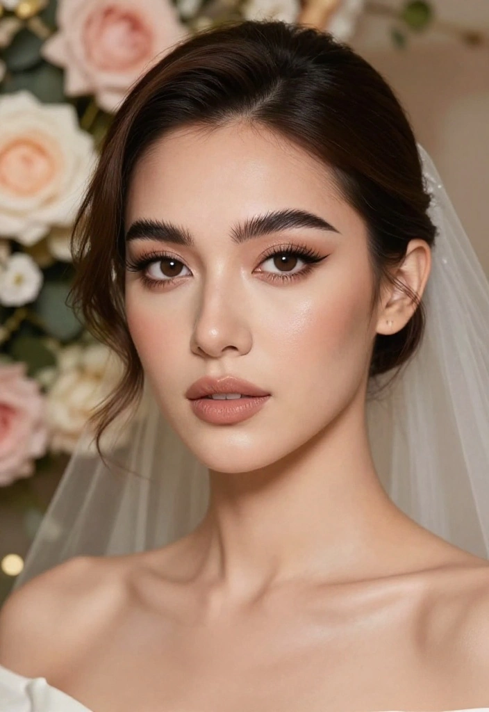 19 Bold Spring Bride Makeup Looks That Will Turn Heads (Warning: #6 Is Not for the Shy!) - 18. Bold Brow Game 1