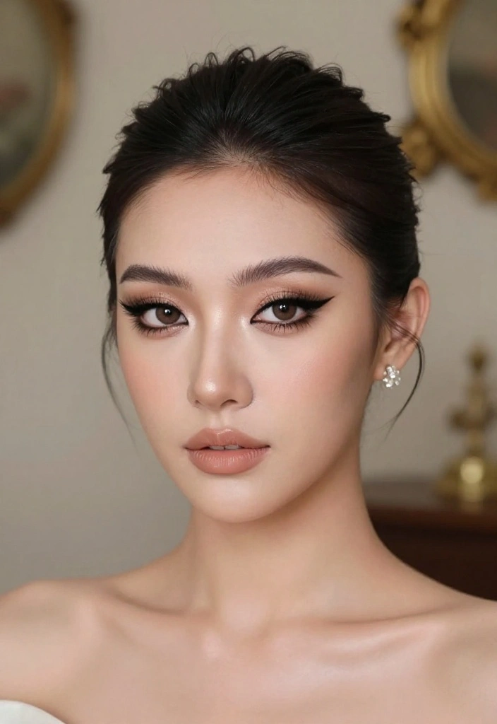 19 Bold Spring Bride Makeup Looks That Will Turn Heads (Warning: #6 Is Not for the Shy!) - 9. Bold Cat Eyes 1