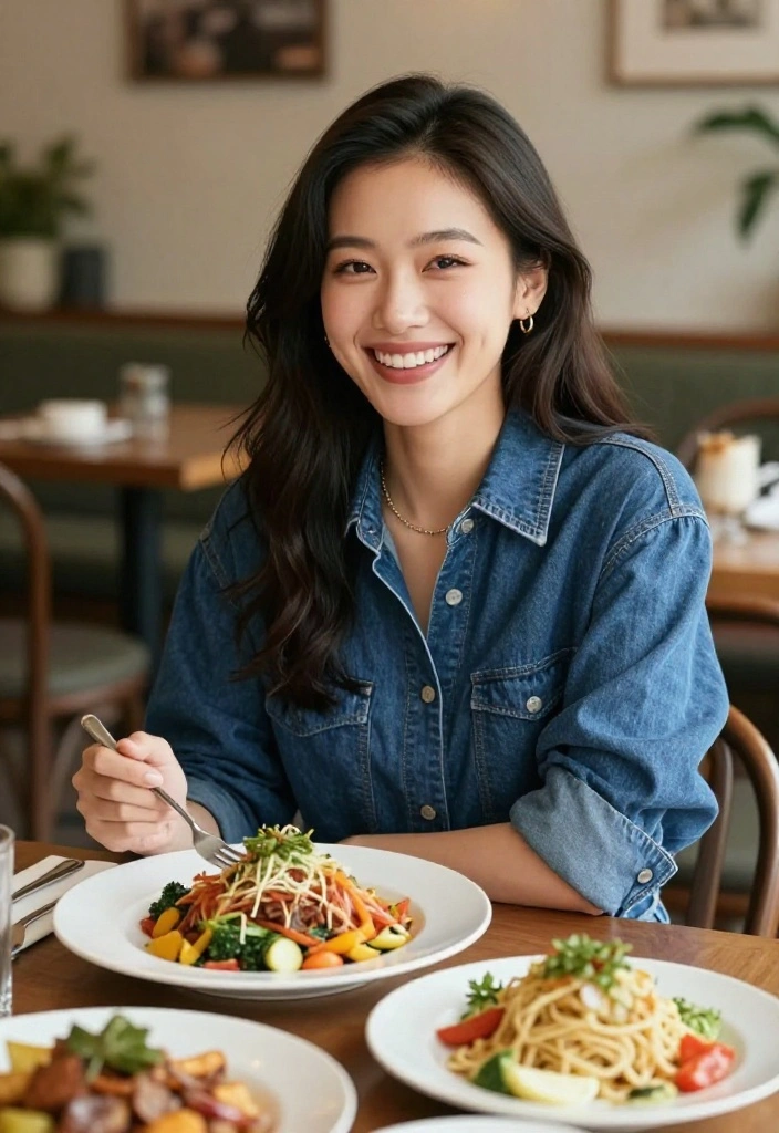 20 Casual Spring Outfits That'll Make You the Best-Dressed at Brunch (You Won't Believe #12!) - 9. Button-Up Shirt with Relaxed Fit Denim 1