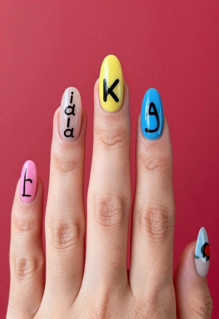 20 Stunning Press-On Nails Styles That Will Leave You Breathless (You'll Want #6!) - 20. Personalized Art 1