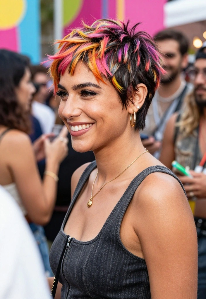 20 Stunning Short Haircuts for Women That Will Make You Want to Chop It All Off! - 14. The Chunky Highlights 1