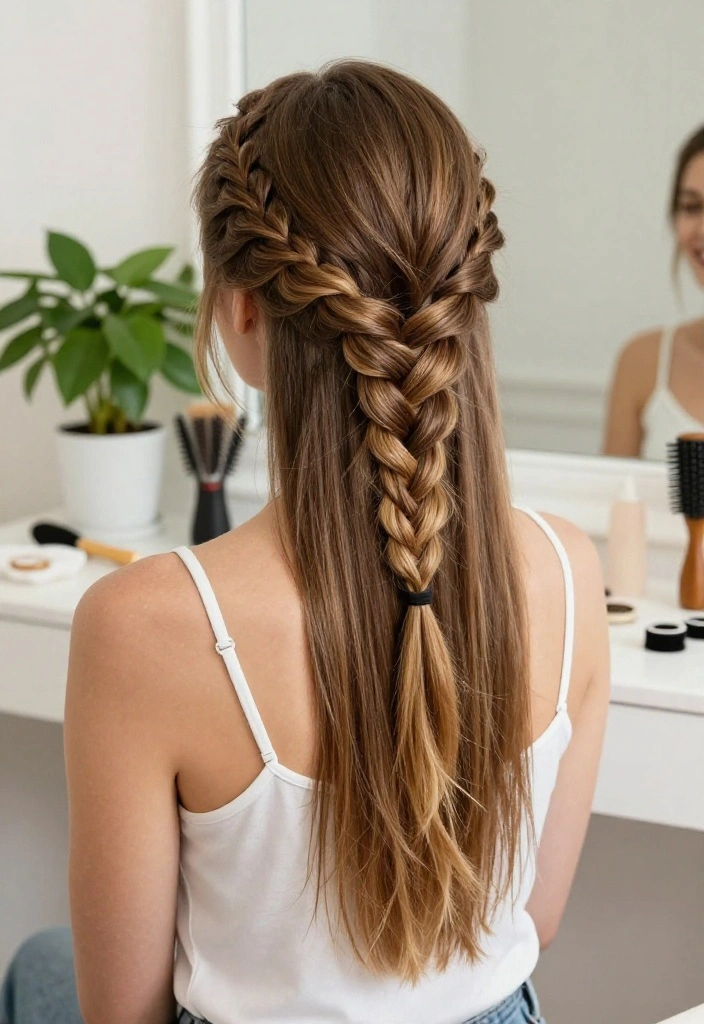 12 Stunning Braided Hairstyles You Can Master in 10 Minutes (You'll Love #5!) - 1. Classic French Braid 1