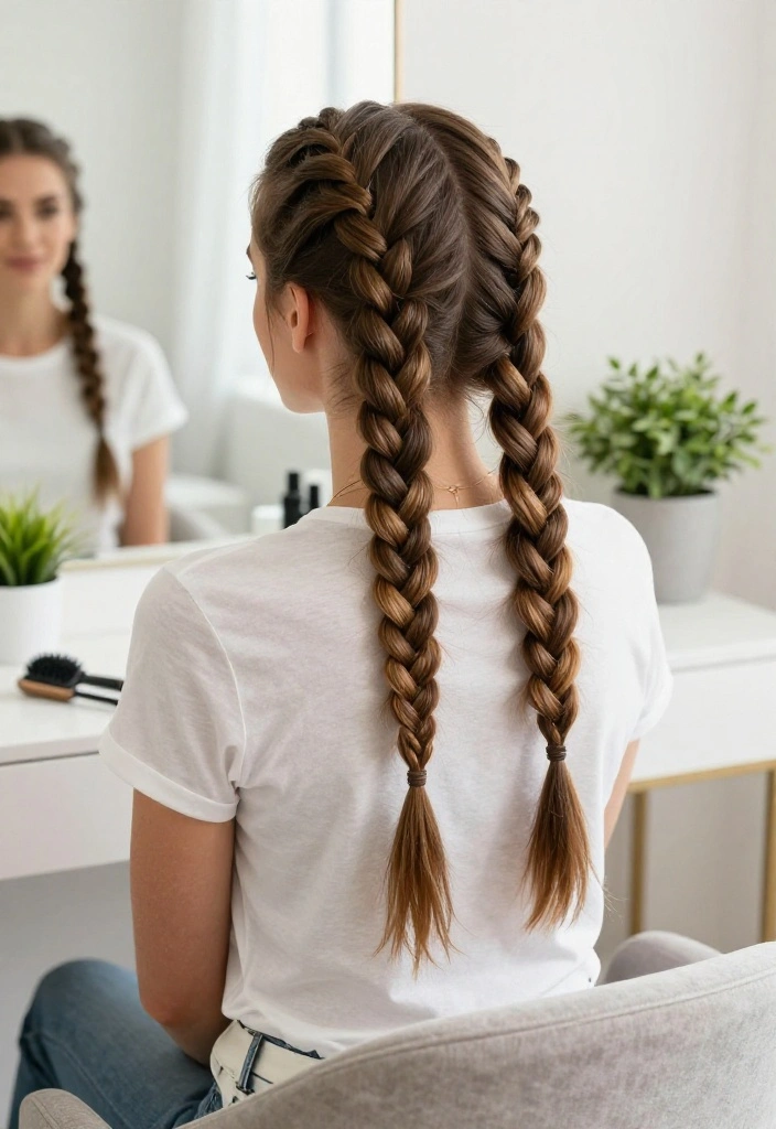 12 Stunning Braided Hairstyles You Can Master in 10 Minutes (You'll Love #5!) - 10. Four-Strand Braid 1