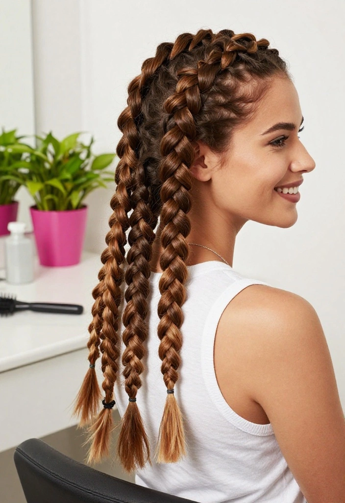 12 Stunning Braided Hairstyles You Can Master in 10 Minutes (You'll Love #5!) - 11. Popcorn Braid 1