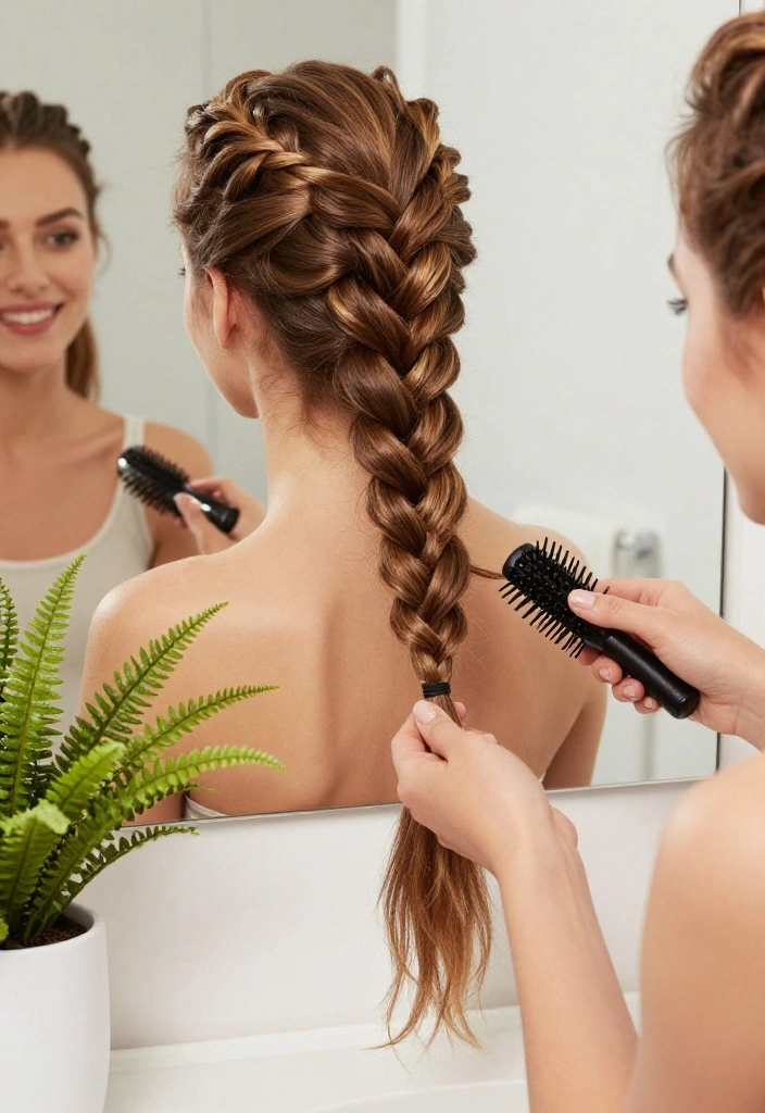 12 Stunning Braided Hairstyles You Can Master in 10 Minutes (You'll Love #5!) - 12. Waterfall Braid 1