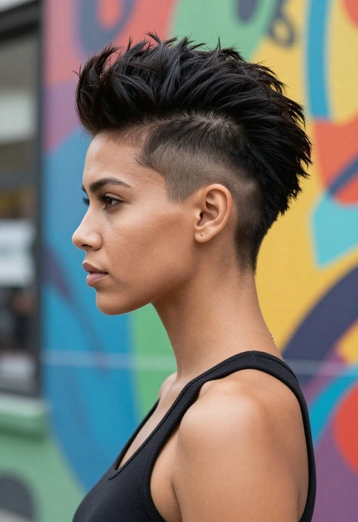 15 Short Hairstyles for 2026 That Are Too Cute to Resist! (Wait Until You See #7!) - 9. Faux Hawk 1