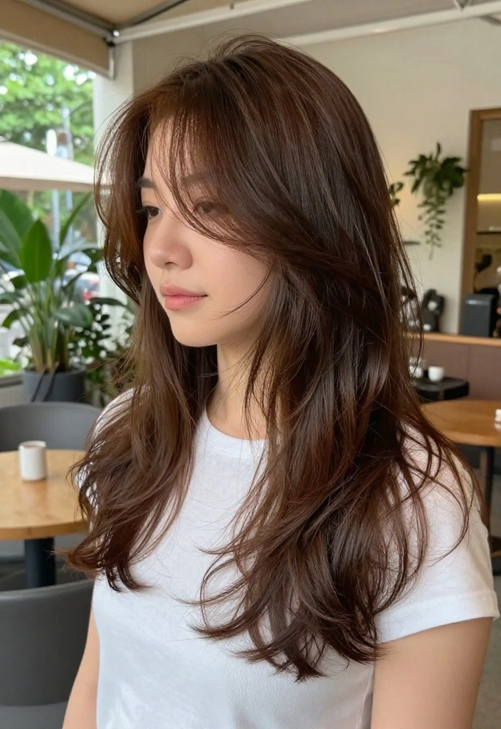 15 Stunning Butterfly Layer Hairstyles for Long Hair You Need to Try Now! - 14. Butterfly Layers for Everyday Wear 1