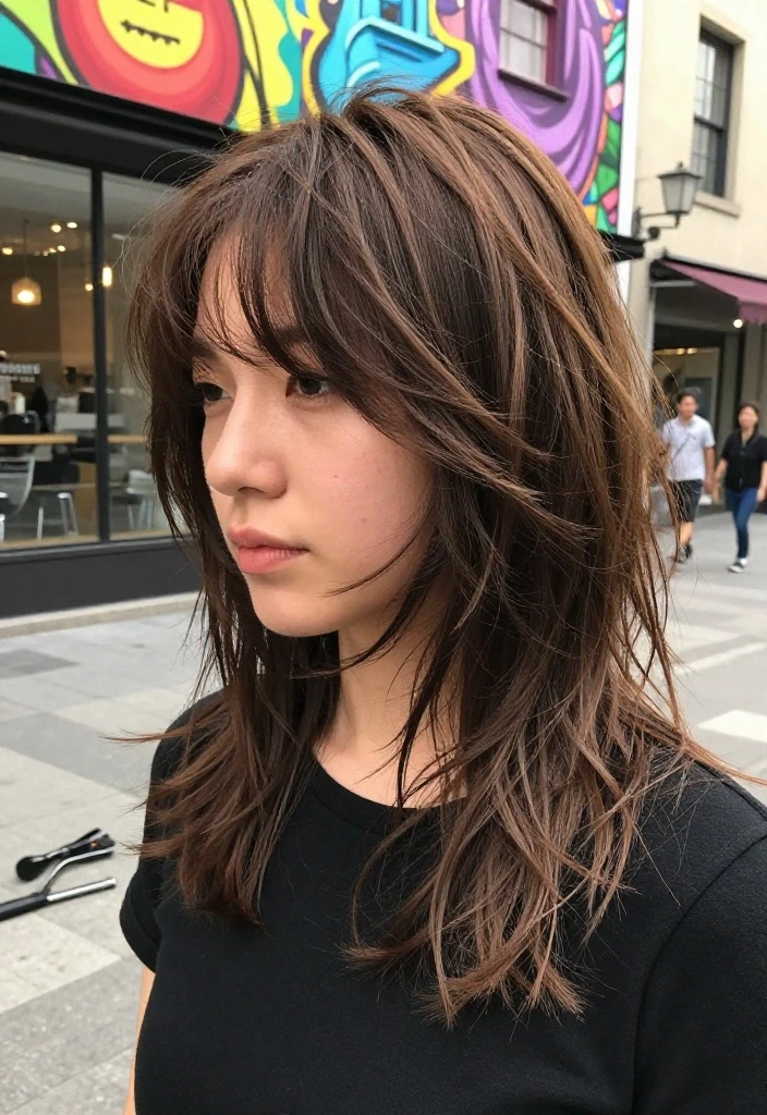 15 Stunning Butterfly Layer Hairstyles for Long Hair You Need to Try Now! - 6. Shaggy Butterfly Layers 1