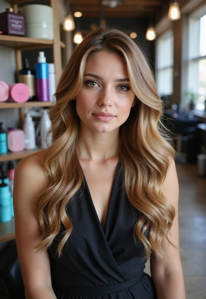 15 Stunning Butterfly Layer Hairstyles for Long Hair You Need to Try Now! - 7. Long Butterfly Layers with Highlights 1