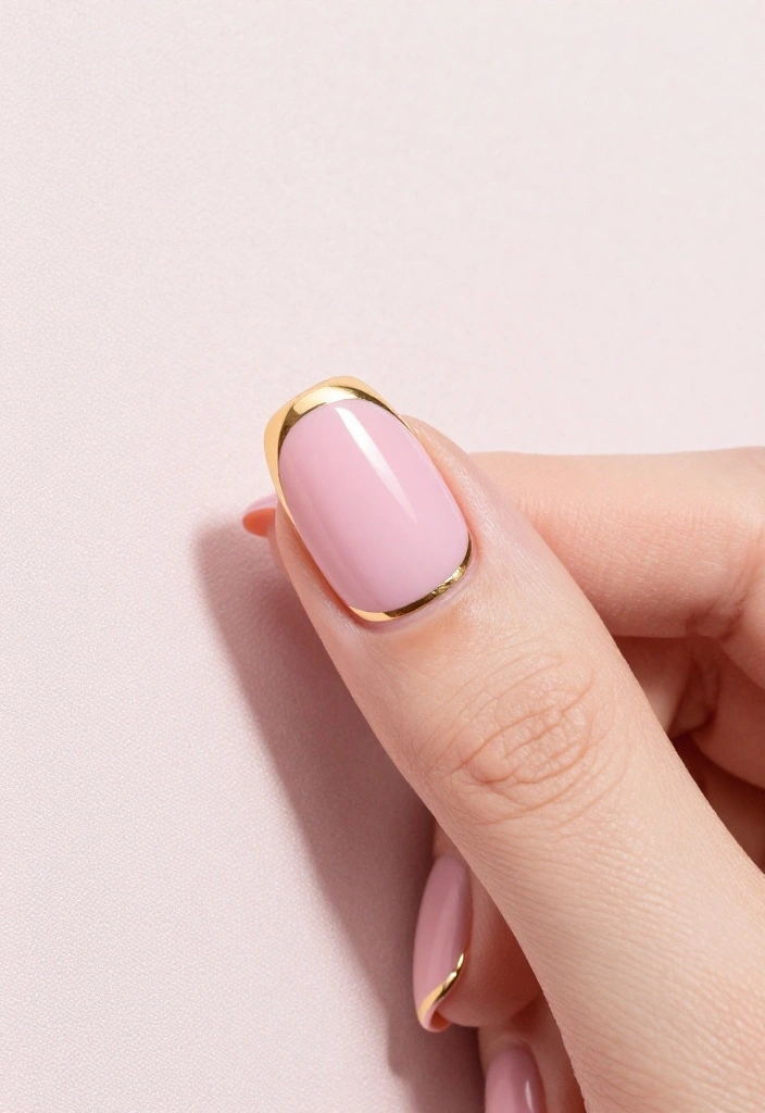 18 Fuchsia and Gold Nail Art Ideas Perfect for Spring Glam! - 5. Minimalist Chic 1