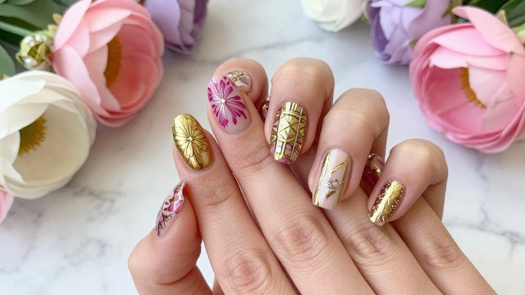 18 Fuchsia and Gold Nail Art Ideas Perfect for Spring Glam!