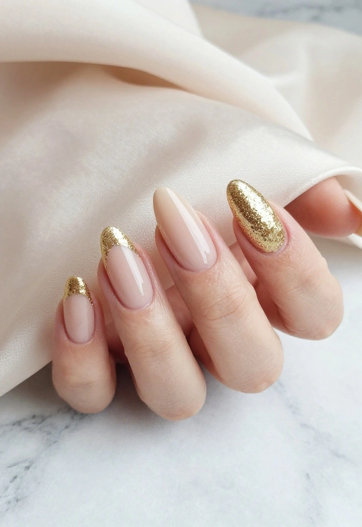 18 Luxury Nail Designs That Will Elevate Your Bridal Look to New Heights! - 13. Classic French Tips with a Twist 1