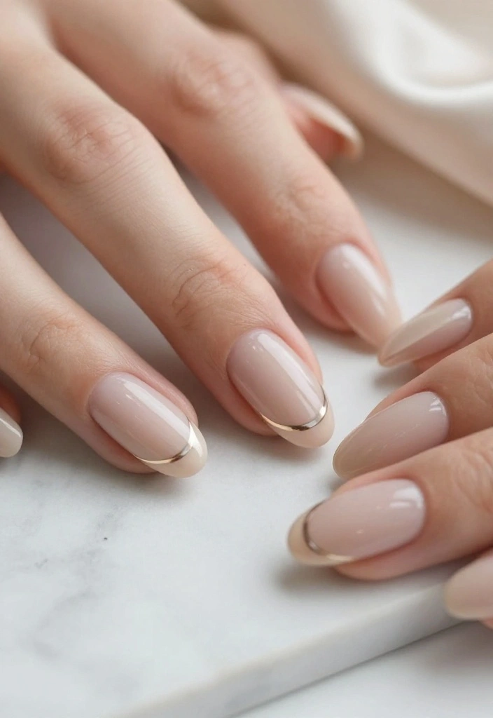 18 Luxury Nail Designs That Will Elevate Your Bridal Look to New Heights! - 3. Minimalist Chic 1
