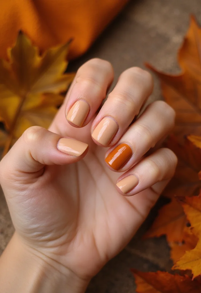 18 Nude Soap Nail Designs to Try in 2026 (You Won't Believe #4!) - 11. Fall-Inspired Tones 1