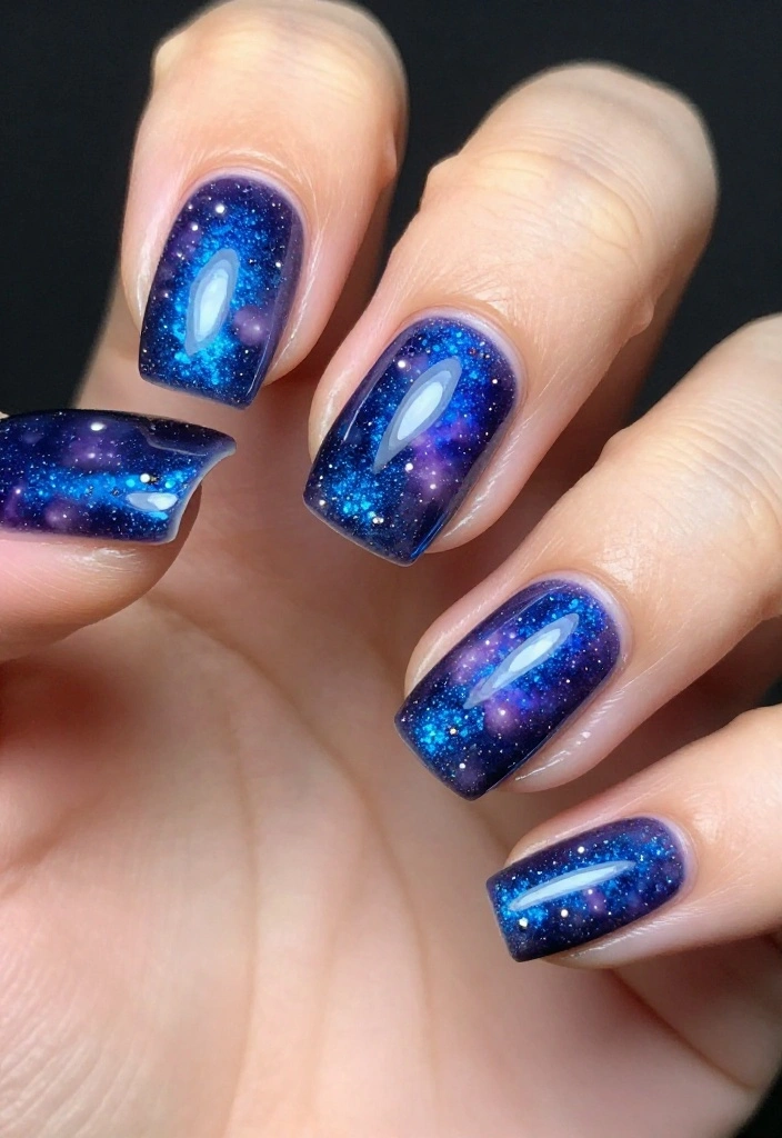 18 Nude Soap Nail Designs to Try in 2026 (You Won't Believe #4!) - 17. Nebula Nails 1