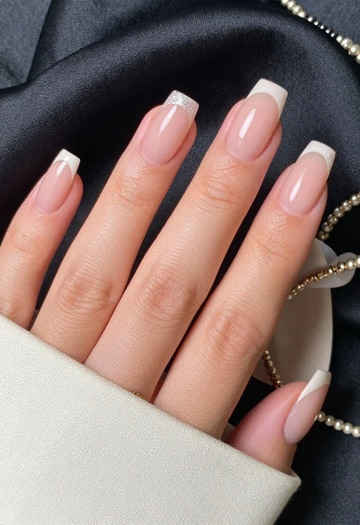 18 Nude Soap Nail Designs to Try in 2026 (You Won't Believe #4!) - 6. Glossy French Tips 1