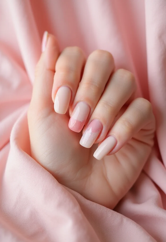 18 Nude Soap Nail Designs to Try in 2026 (You Won't Believe #4!) - 8. Dreamy Watercolor Wash 1
