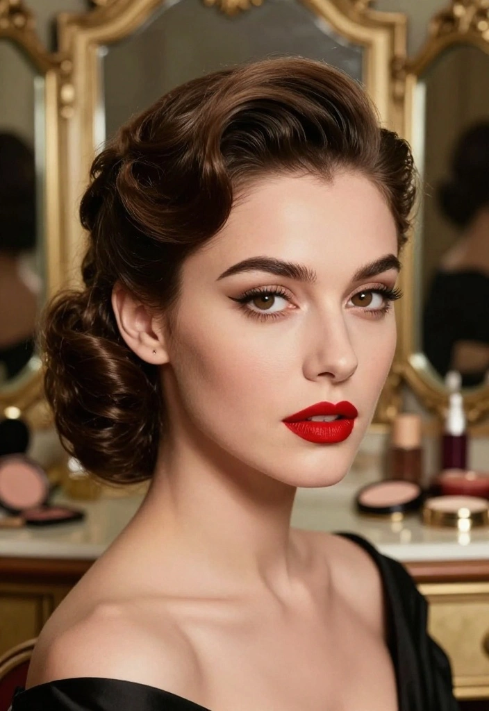 20 Stunning Prom Makeup Looks That'll Make You the Star of the Night (You Won't Believe #5!) - 11. Timeless Vintage Style 1