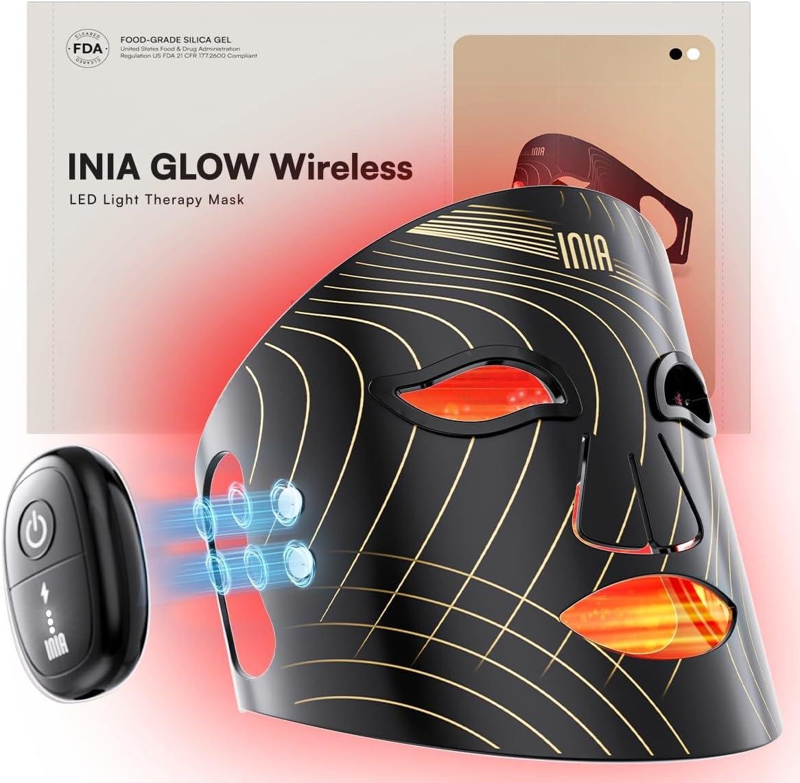 INIA Red Light Therapy Mask Review: Does it Really Work?