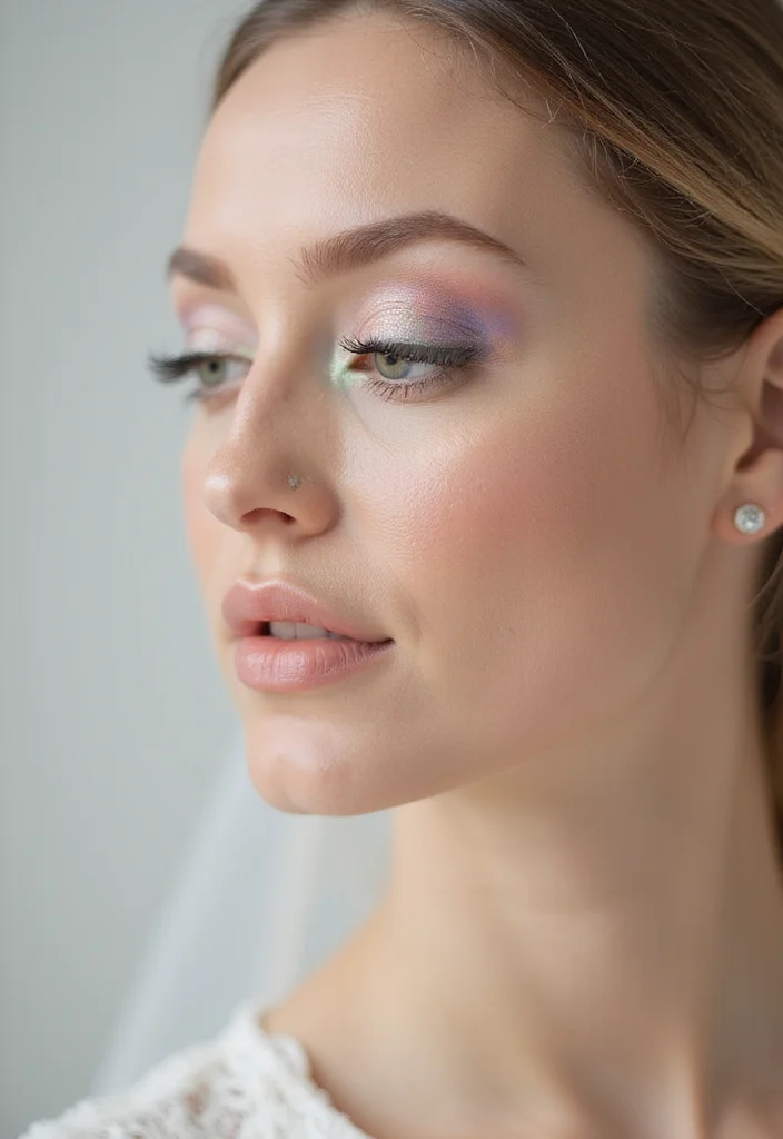 12 Glamorous Bridal Eye Looks That'll Leave Everyone Speechless (You Won't Believe #5!) - 6. Soft Pastel Dream 1