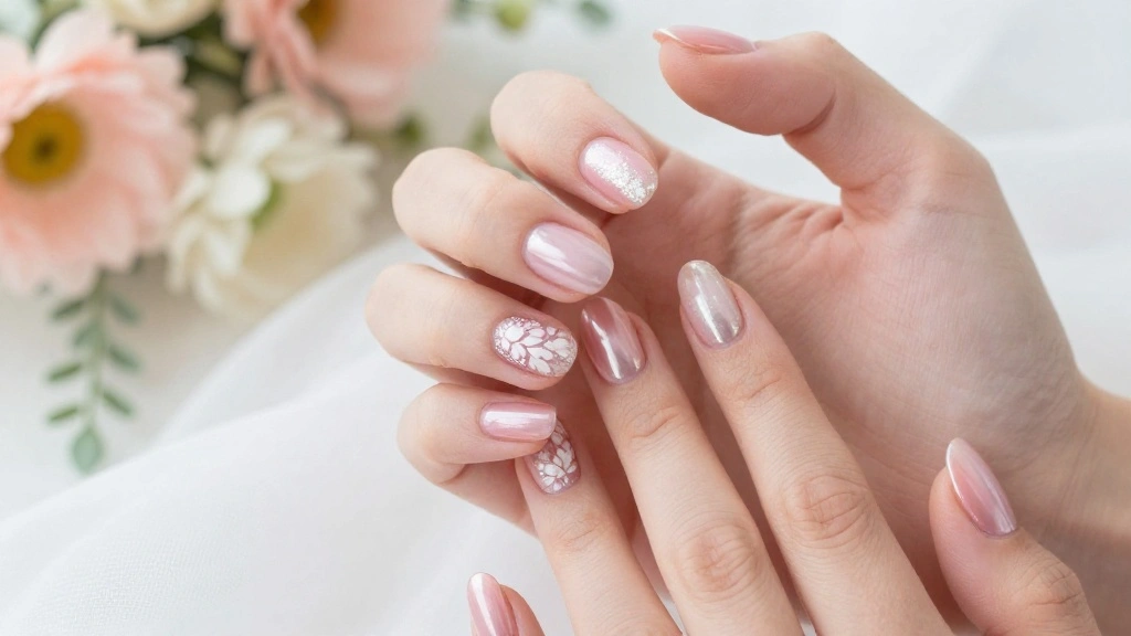 14 Chic Baby Pink Chrome Wedding Nail Ideas to Elevate Your Bridal Look!