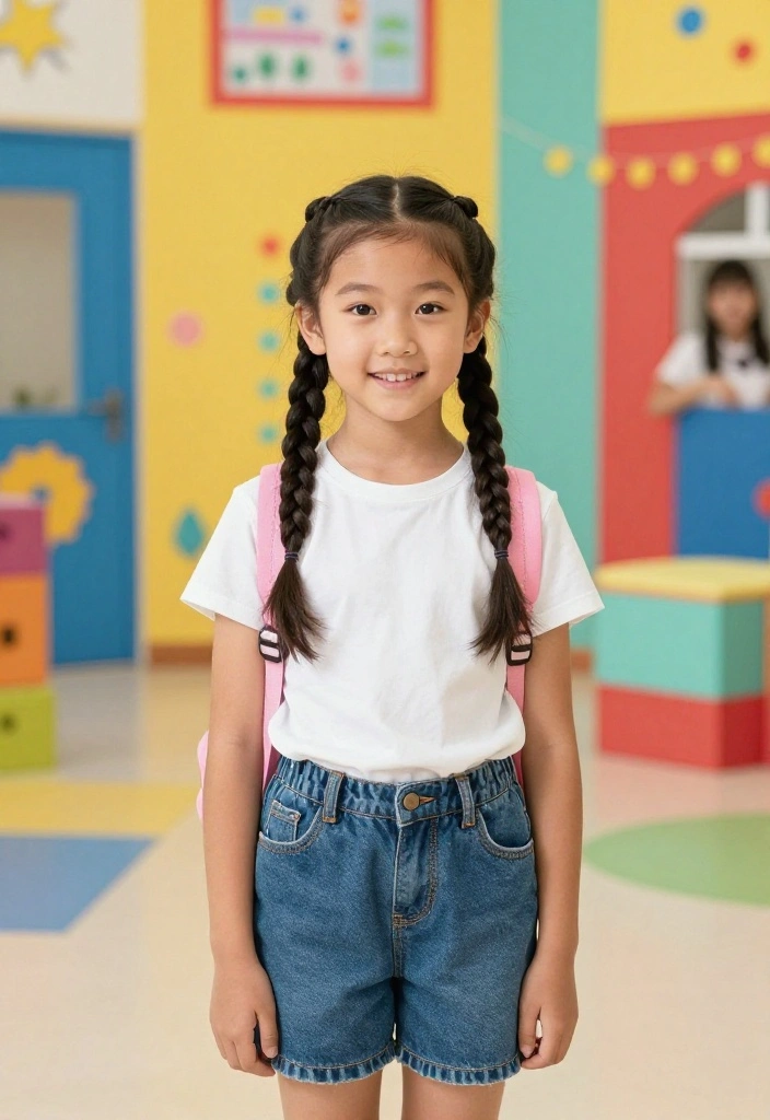 15 Adorable Twist Braids for Kids That'll Make Hair Time Fun (You Won't Believe #8!) - 13. Twisted French Braid 1